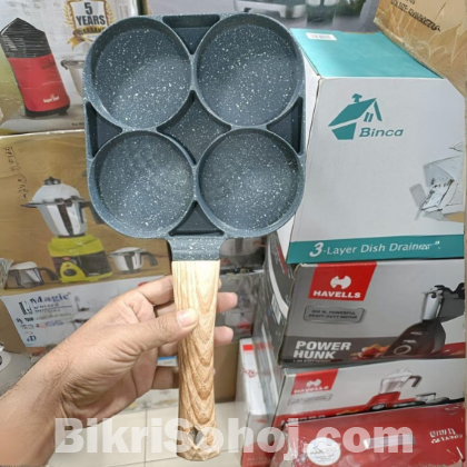 4 Hole Nonstick Frying Pan